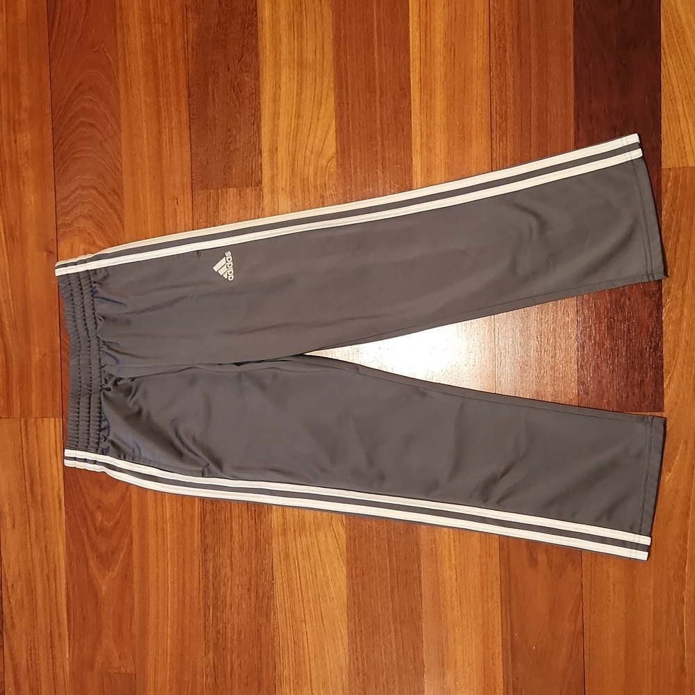 Adidas Gray Athletic Pants for Boy Size 8